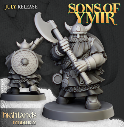 Two-Handed Dwarf Warrior pose 2