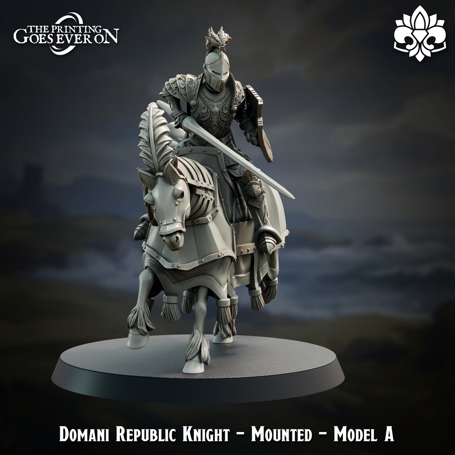 Domani Republic Knights – Mounted | Domani Republic | The Printing Goes Ever On