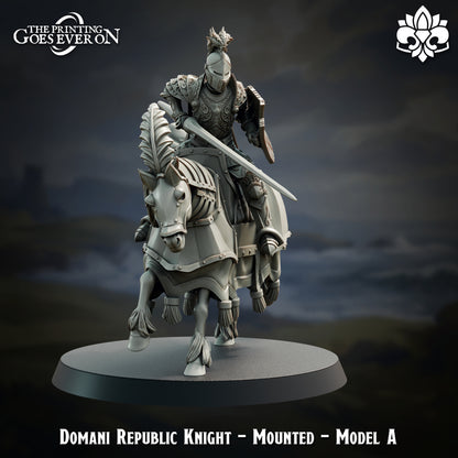 Domani Republic Knights – Mounted | Domani Republic | The Printing Goes Ever On