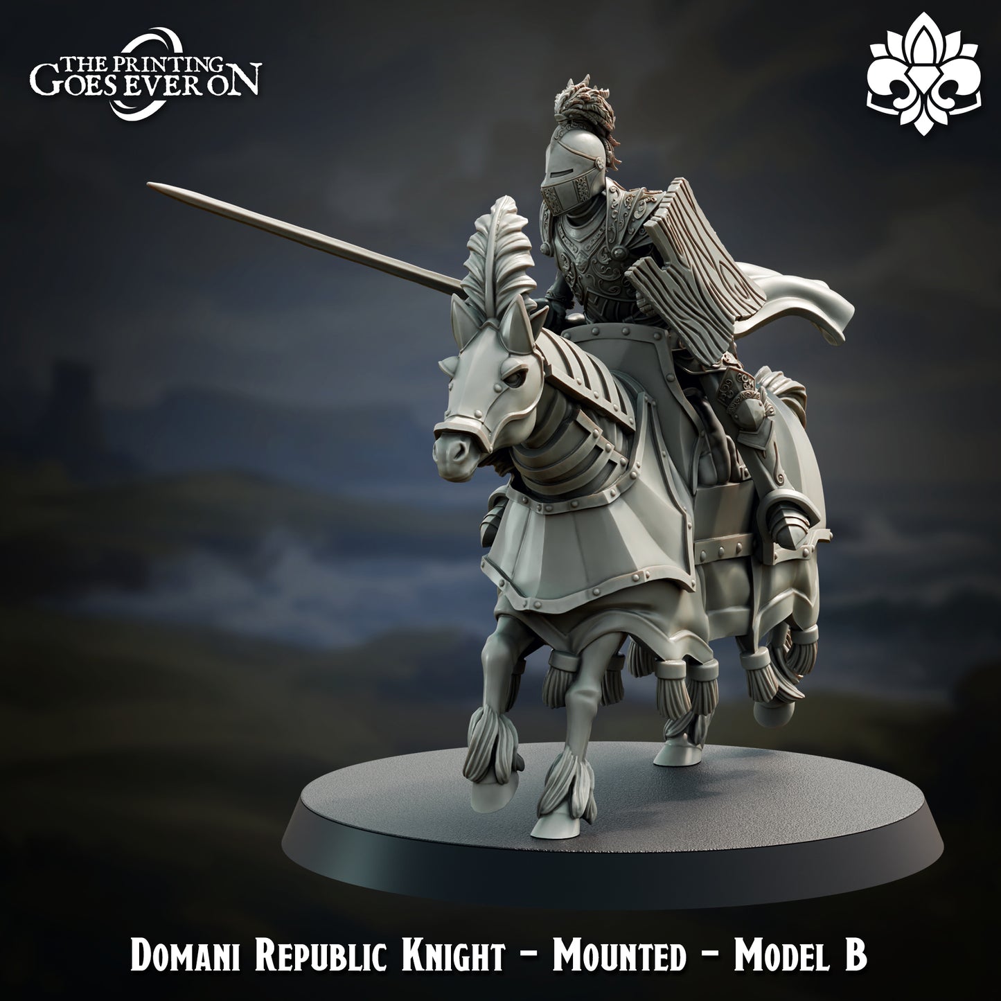 Domani Republic Knights – Mounted | Domani Republic | The Printing Goes Ever On