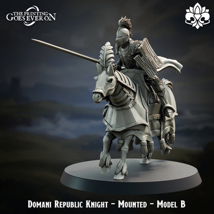 Domani Republic Knights – Mounted | Domani Republic | The Printing Goes Ever On