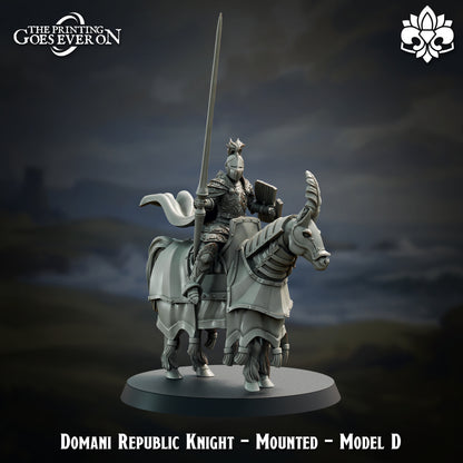 Domani Republic Knights – Mounted | Domani Republic | The Printing Goes Ever On