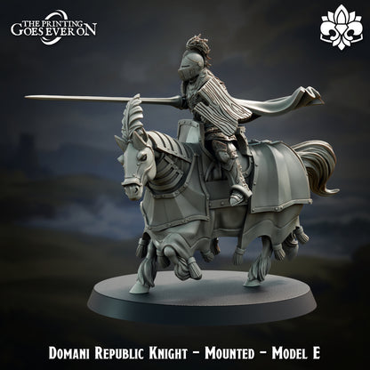 Domani Republic Knights – Mounted | Domani Republic | The Printing Goes Ever On