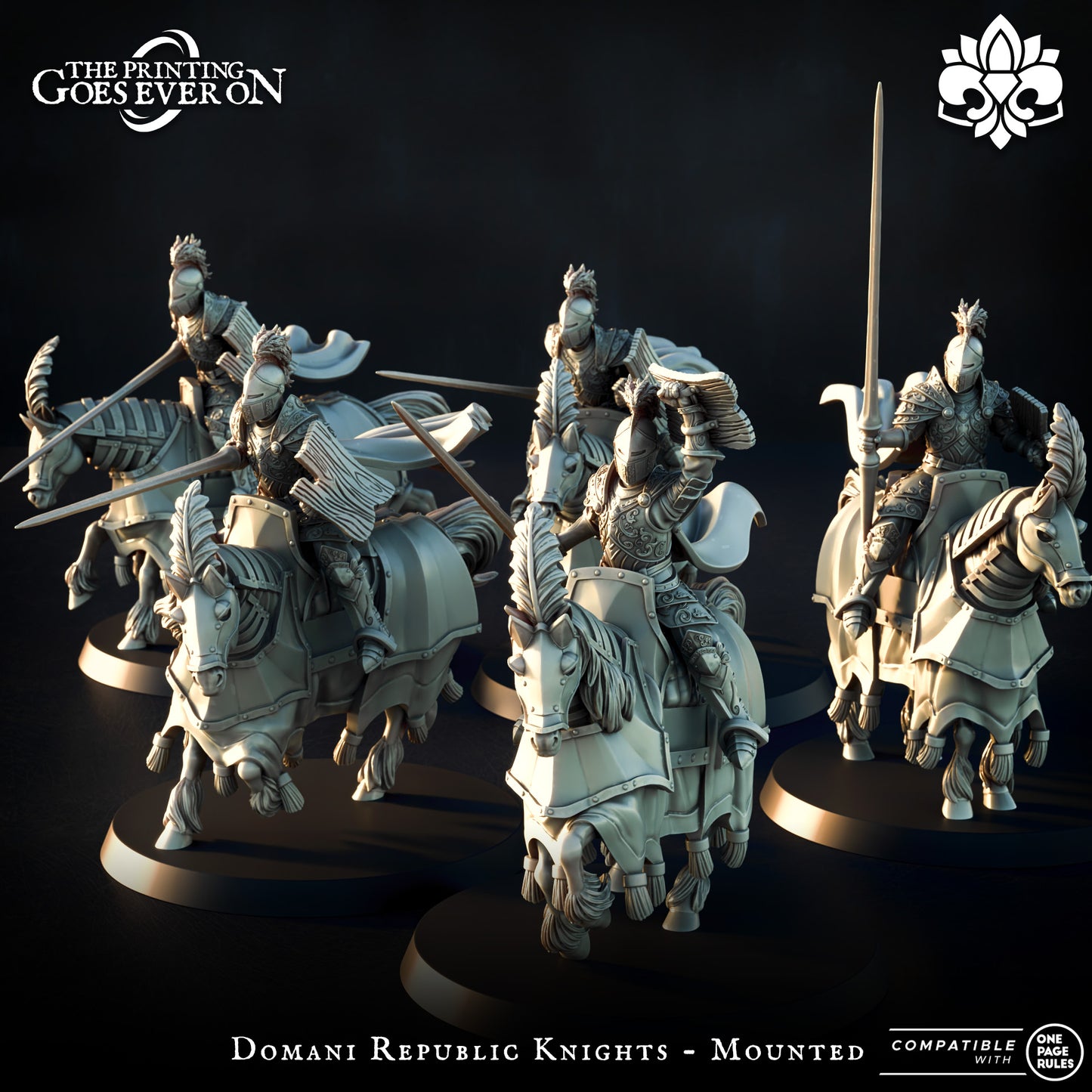 Domani Republic Knights – Mounted | Domani Republic | The Printing Goes Ever On