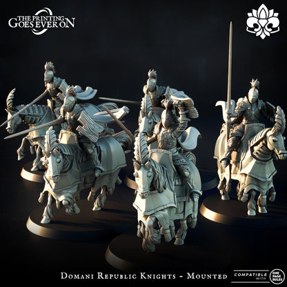 Domani Republic Knights – Mounted | Domani Republic | The Printing Goes Ever On