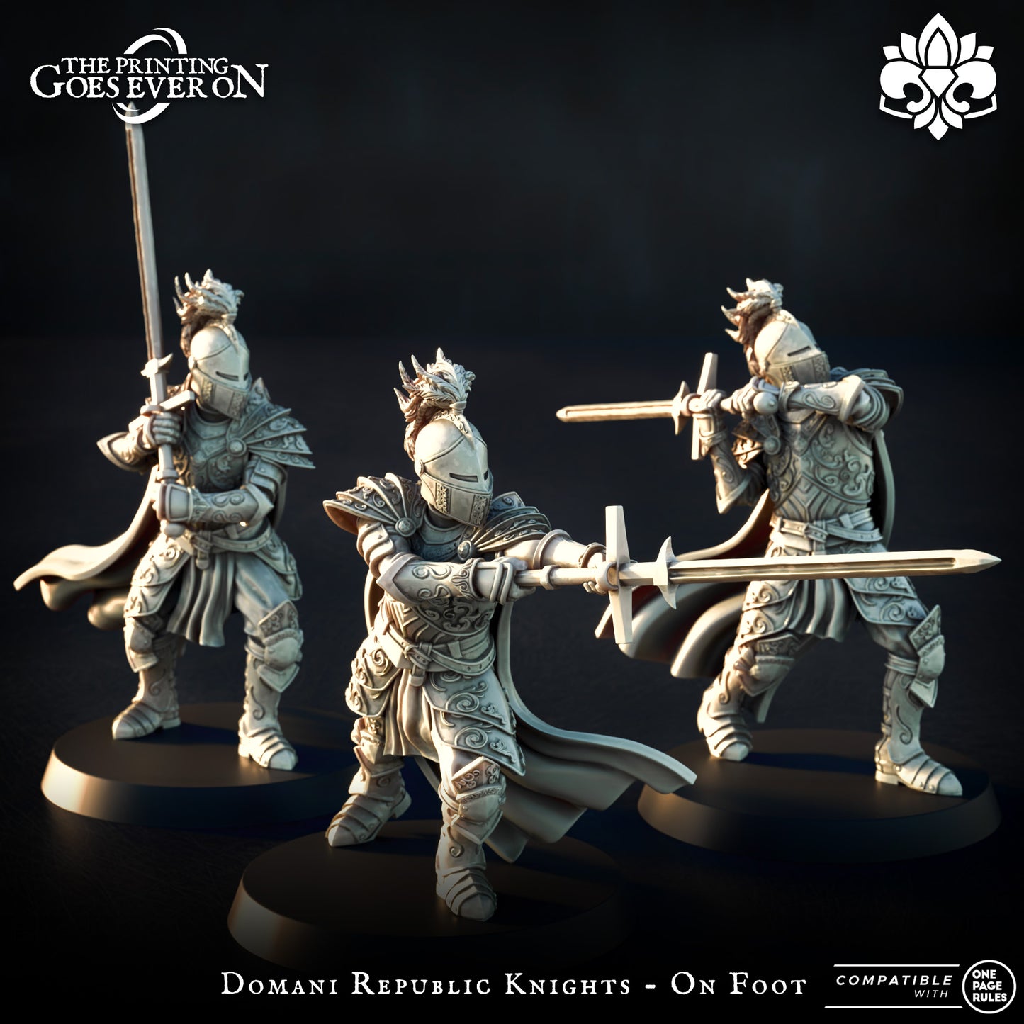 Domani Republic Knights - On Foot | Domani Republic | The Printing Goes Ever On