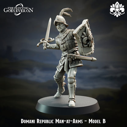 Men-at-Arms Set | Domani Republic | The Printing Goes Ever On