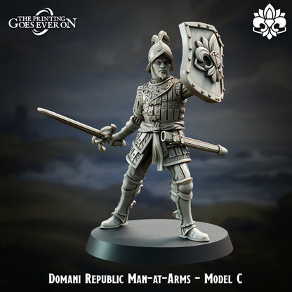 Men-at-Arms Set | Domani Republic | The Printing Goes Ever On