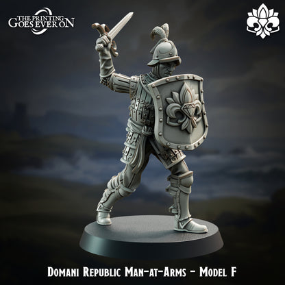 Men-at-Arms Set | Domani Republic | The Printing Goes Ever On