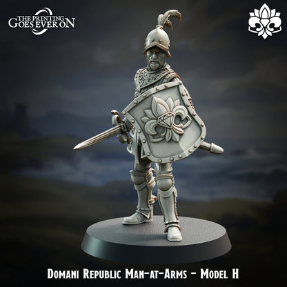 Men-at-Arms Set | Domani Republic | The Printing Goes Ever On