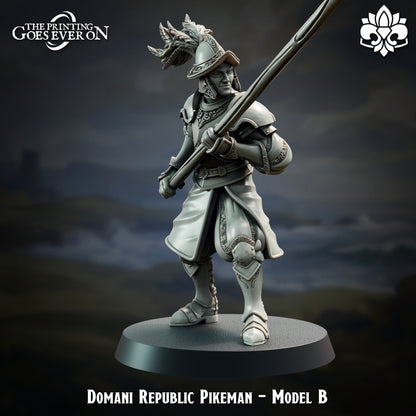 Pikemen Set | Domani Republic | The Printing Goes Ever On