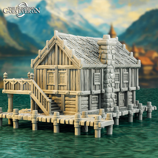 Driftport House B | Driftport Town | The Printing Goes Ever On