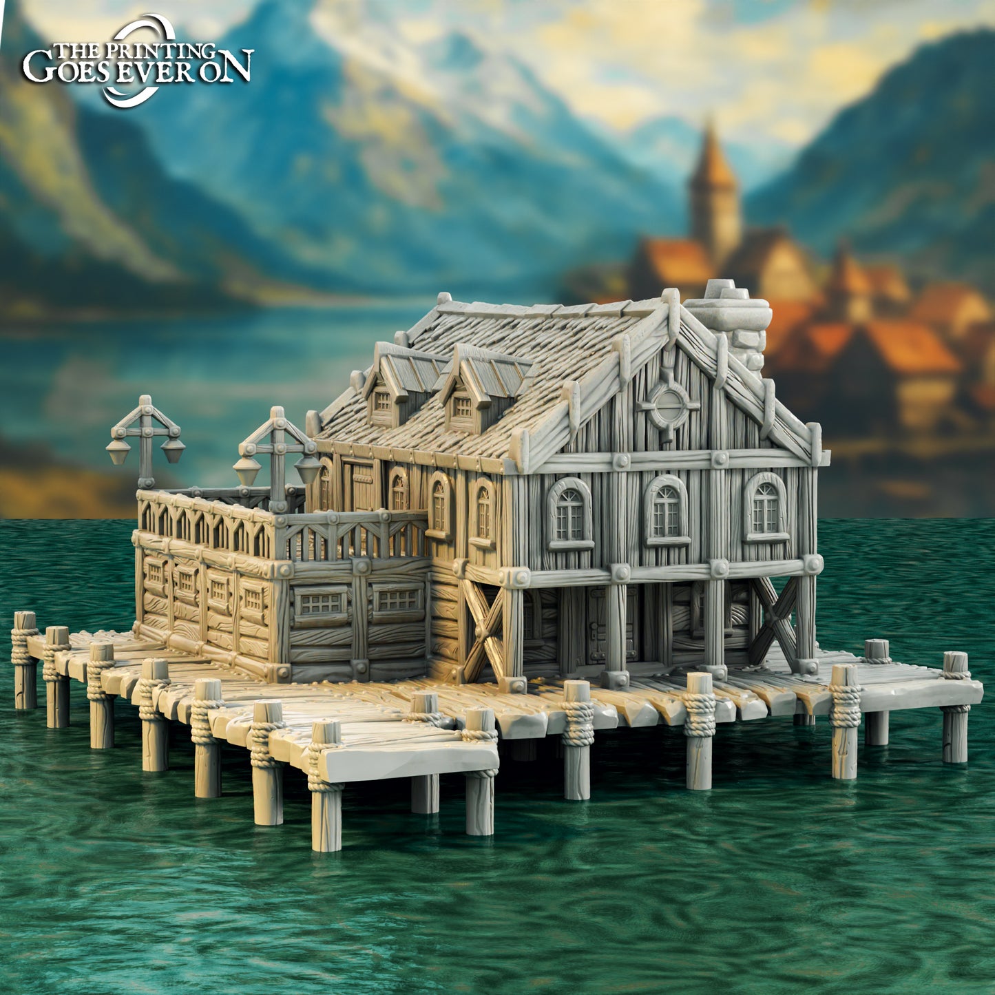 Driftport House D | Driftport Town | The Printing Goes Ever On