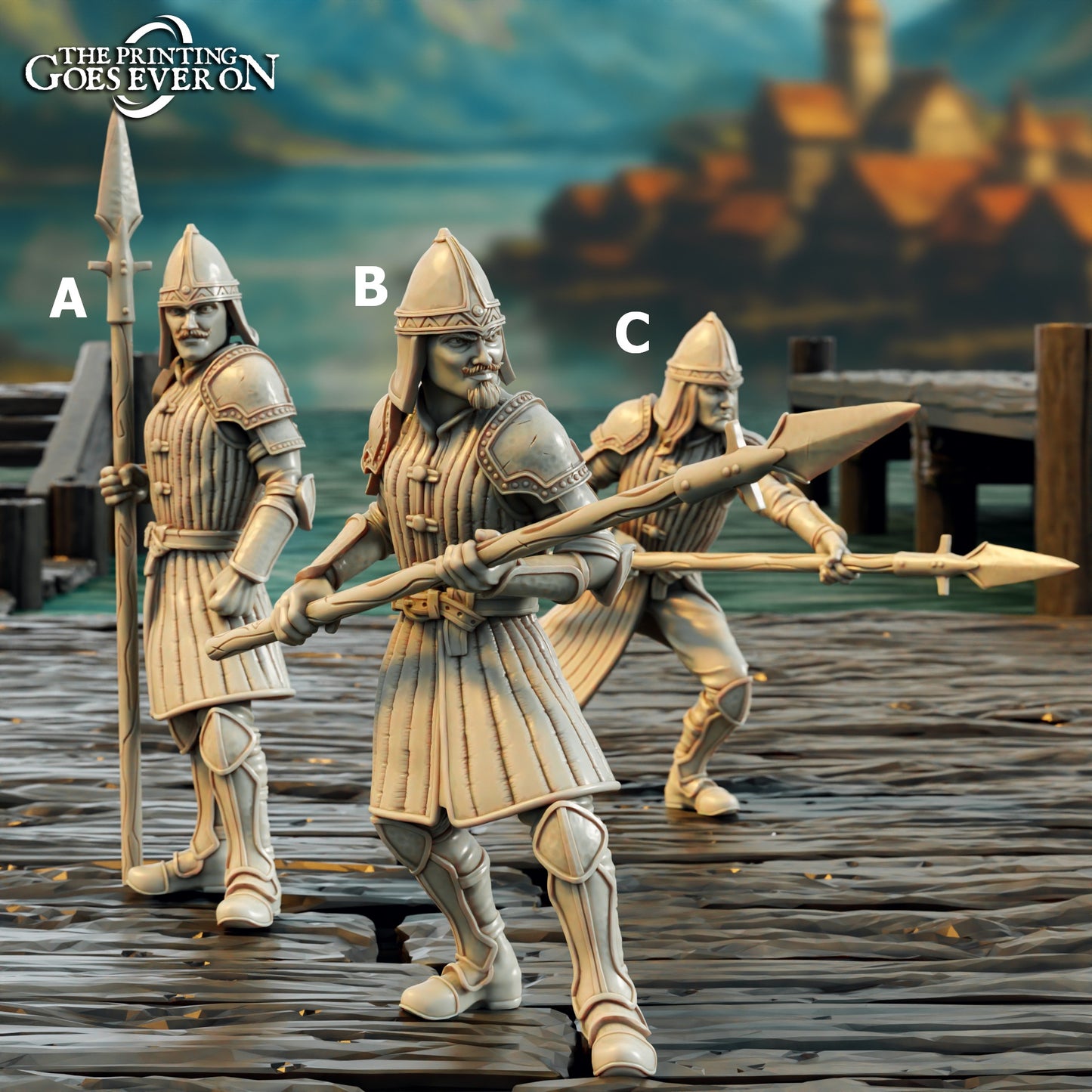 Driftport Spearmen | Driftport Town | The Printing Goes Ever On