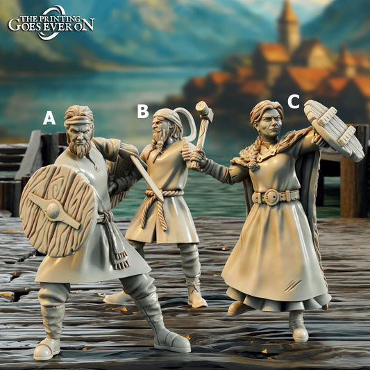 Driftport Townsfolk Militia - Fighters | Driftport Town | The Printing Goes Ever On