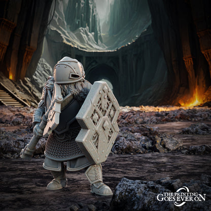 Dwarven Command Group | Tales of the Deep | MESBG | The Printing Goes Ever On