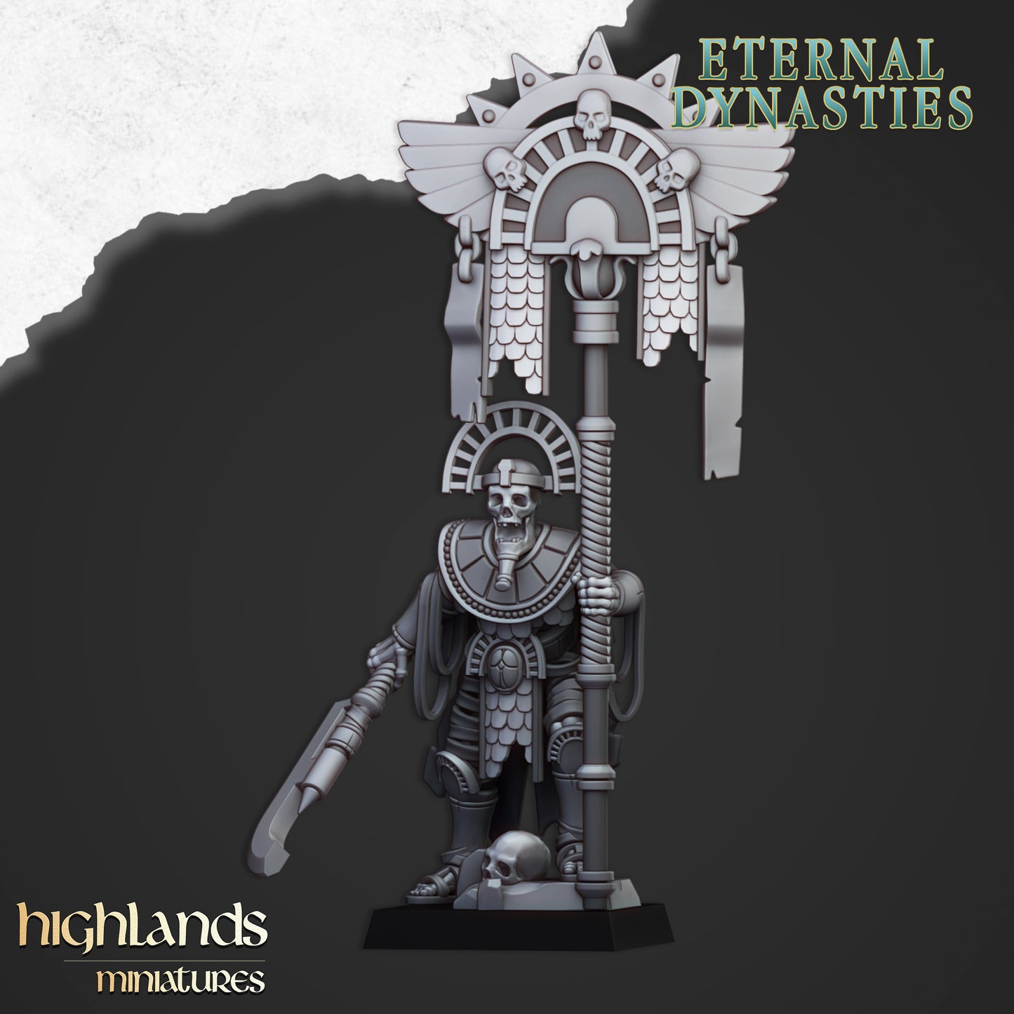 Eternal Pharaoh's Banner | Eternal Dynasties | Highlands Miniatures