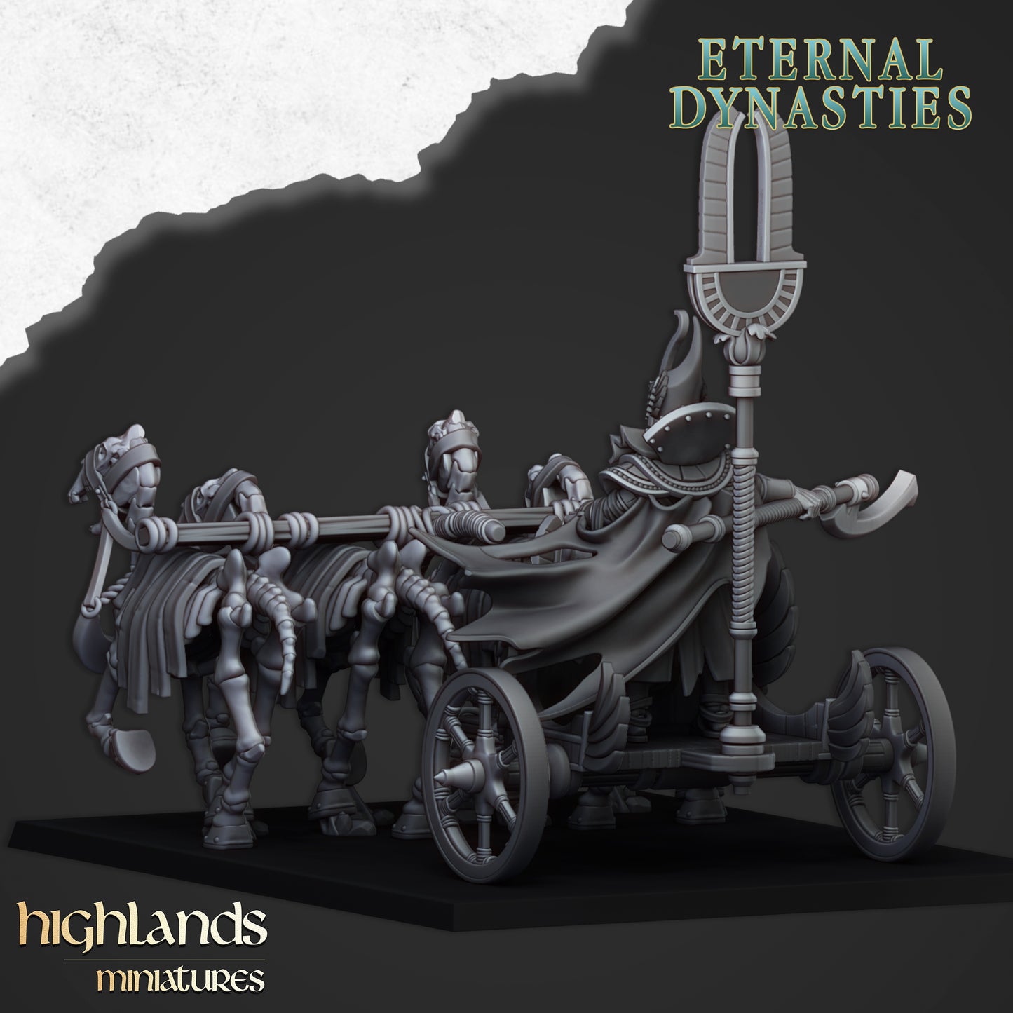 Eternal Pharaoh Chariot | Eternal Dynasties | Highlands Miniatures