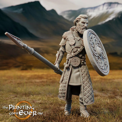 Ebremer – Prince of Riddermercia – On Foot and Mounted | Last Stand | MESBG | The Printing Goes Ever On