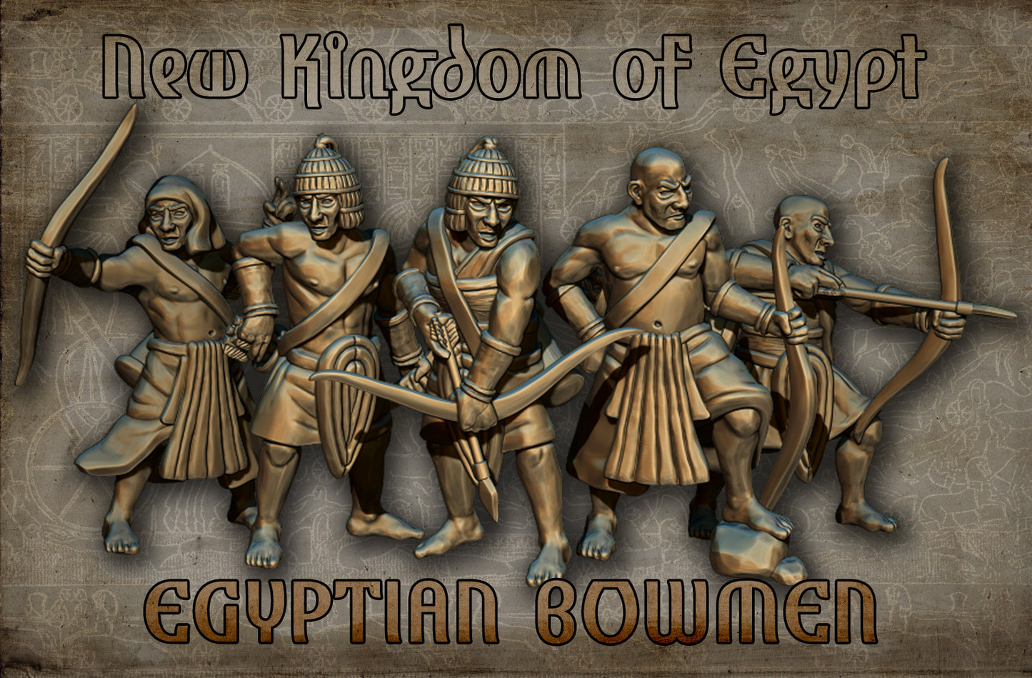 Egyptian Bowmen | New Kingdom of Egpyt | Red Copper Miniatures