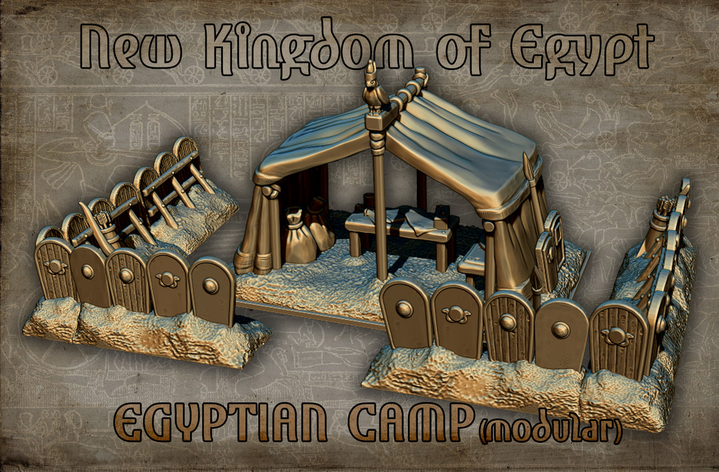 Egyptian Camp | New Kingdom of Egypt | Red Copper Miniatures