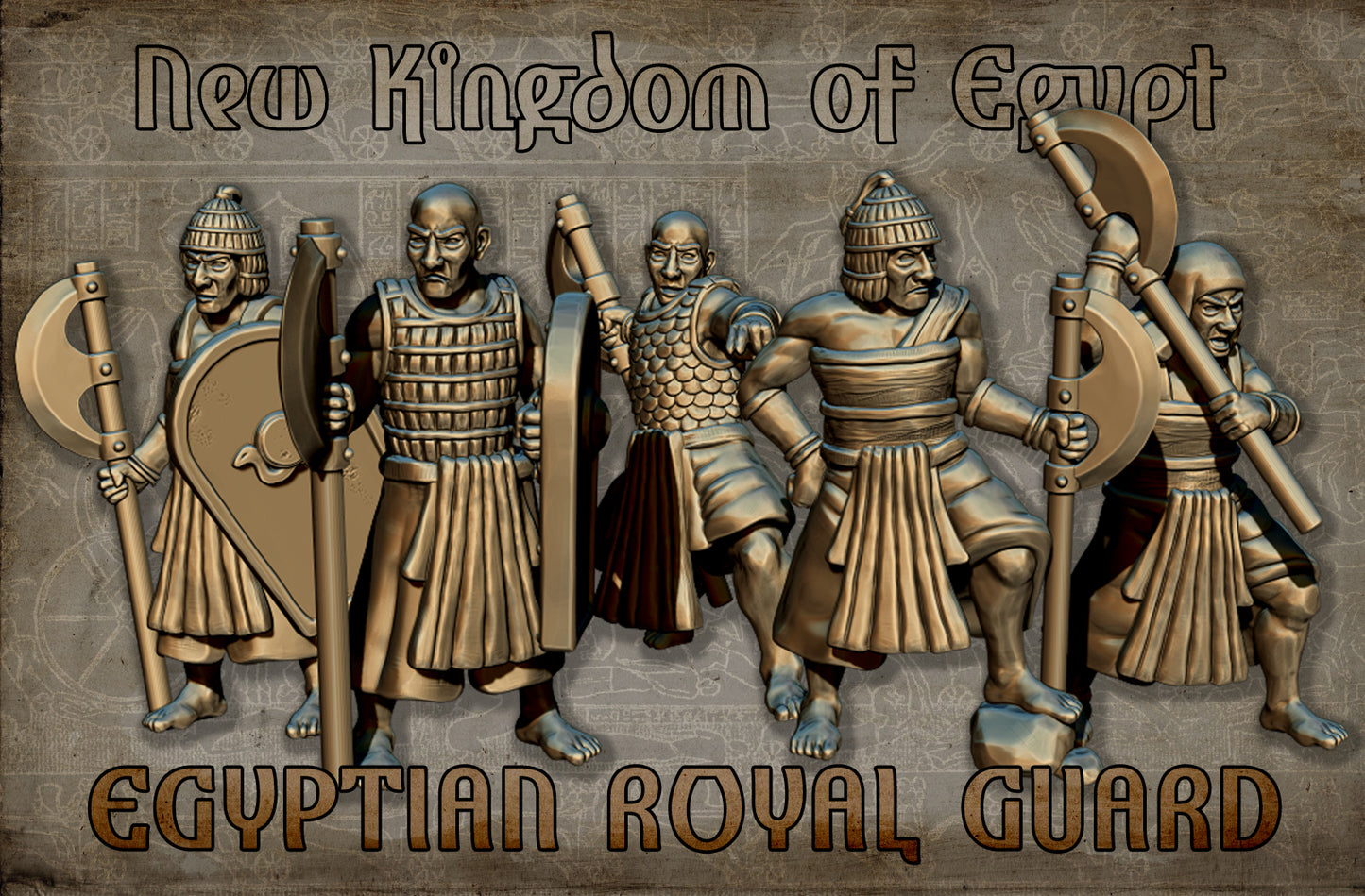 Egyptian Royal Guard | New Kingdom of Egpyt | Red Copper Miniatures