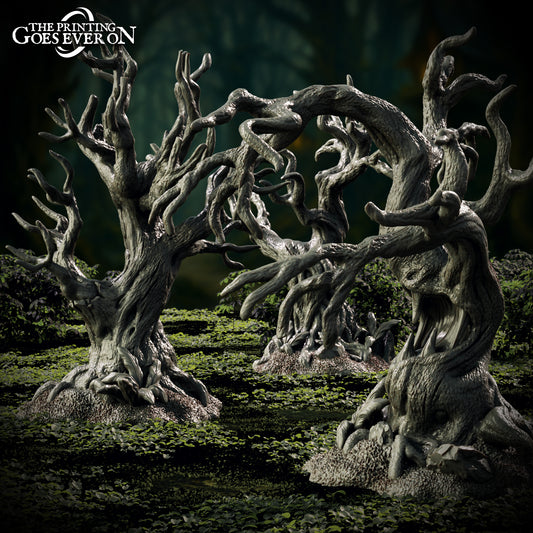 Elderwood Trees | Elderwood Elves | Scatter Terrain | MESBG | The Printing Goes Ever On