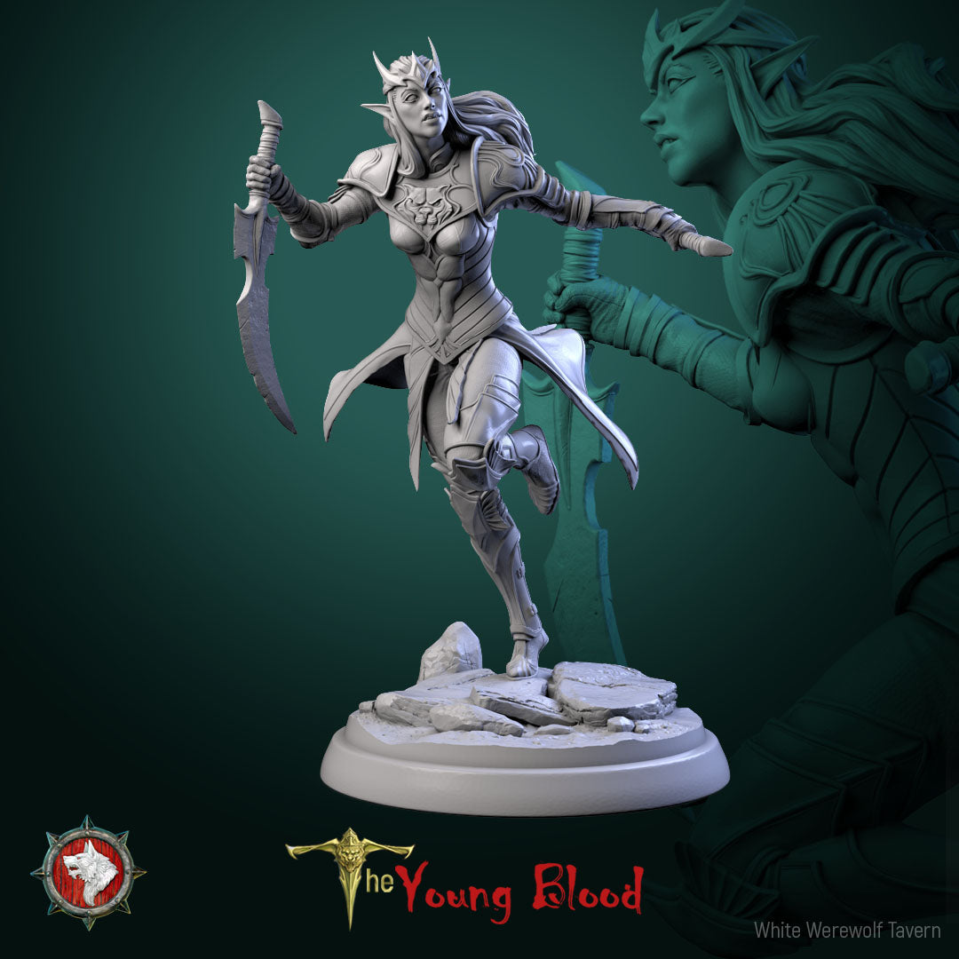 Elven Female Warriors Set | The Young Blood | White Werewolf Tavern