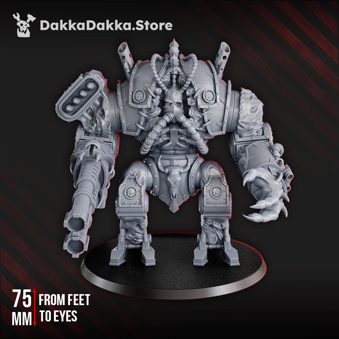 Flesh Befouler Machine multipart resin Chaos daemon-engine war-machine, unpainted grey