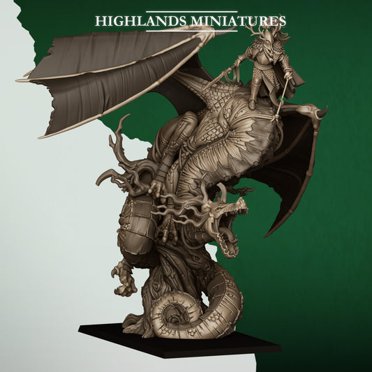 Feral Elf Prince On Feral Dragon