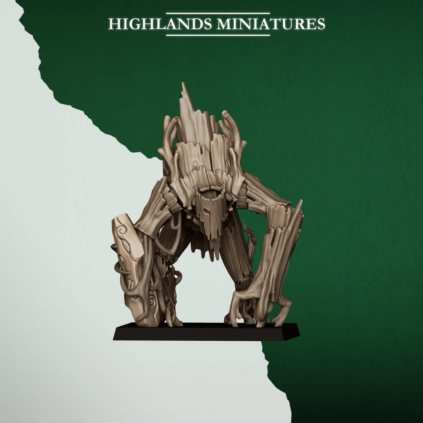 Forest Golems / Treants | Feral Elves | Highlands Miniatures