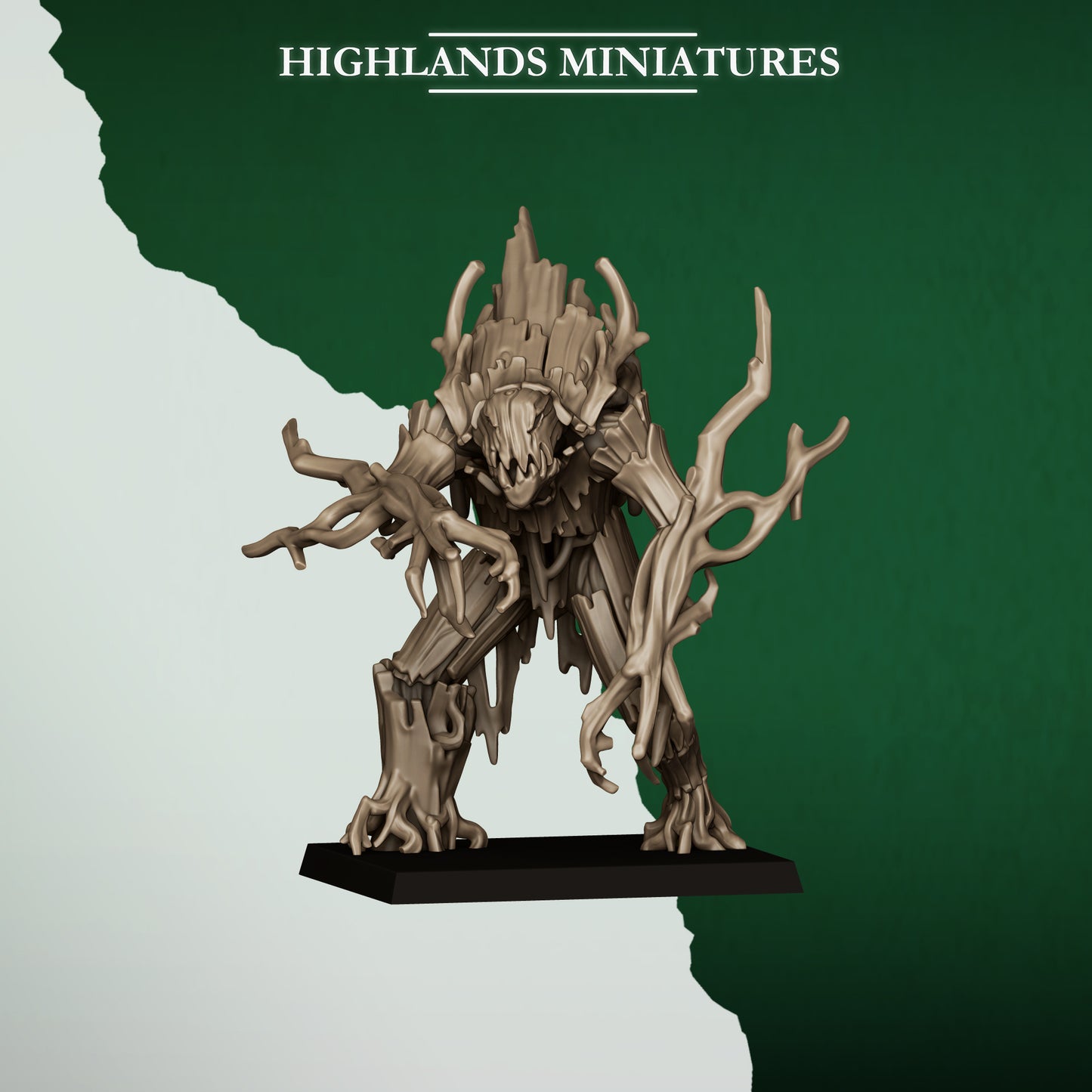 Forest Golems / Treants | Feral Elves | Highlands Miniatures