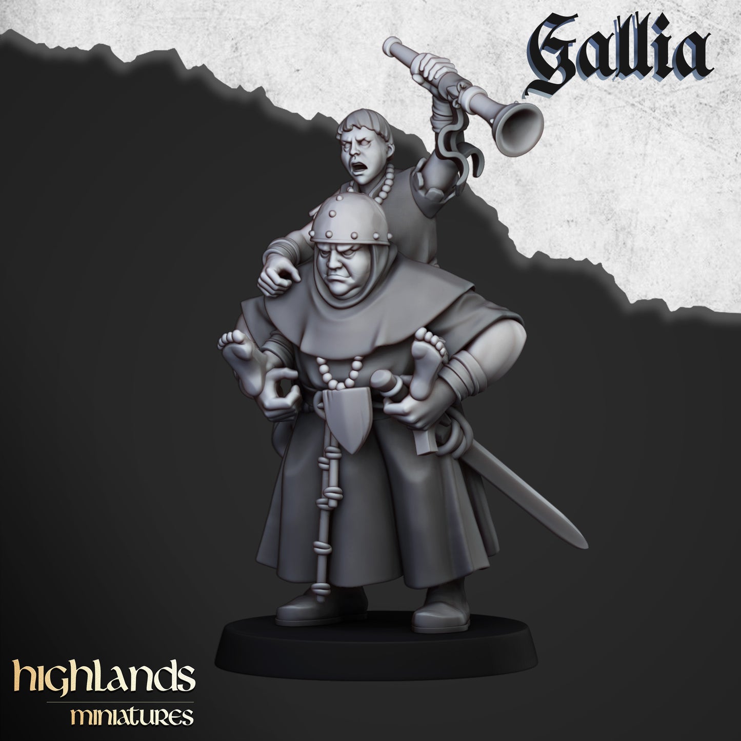 Friar Tuck | Gallia, the Medieval Kingdom | Highlands Miniatures