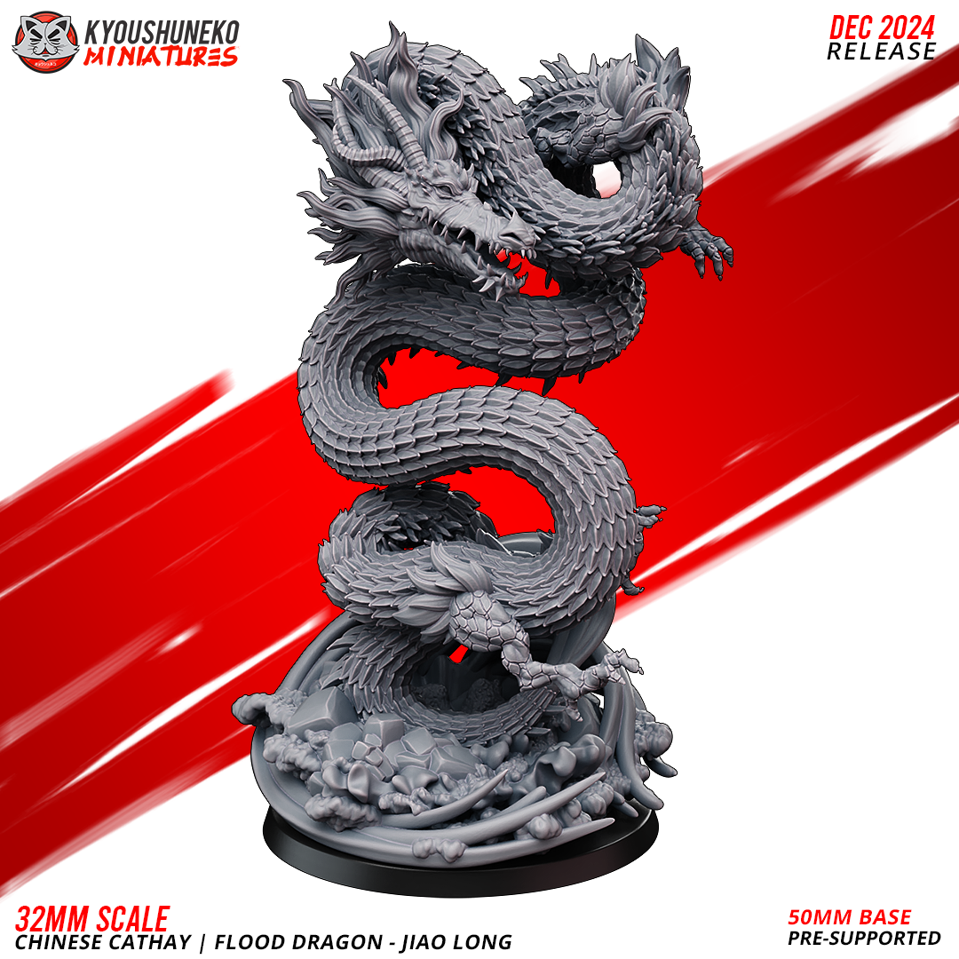 Flood Dragon - Jiao Long | Large Monster | Grand Cathay | Kyoushuneko