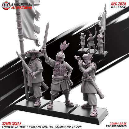 Chinese Cathay Peasant Militia Command Group