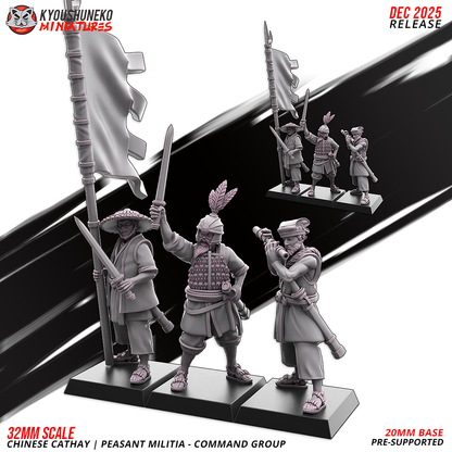 Chinese Cathay Peasant Militia Command Group
