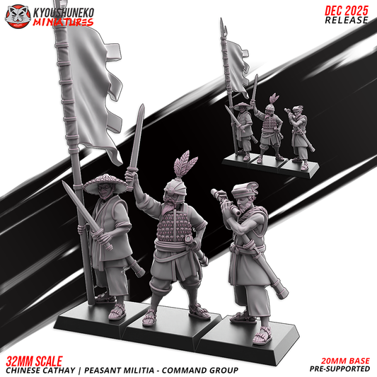 Chinese Cathay Peasant Militia Command Group