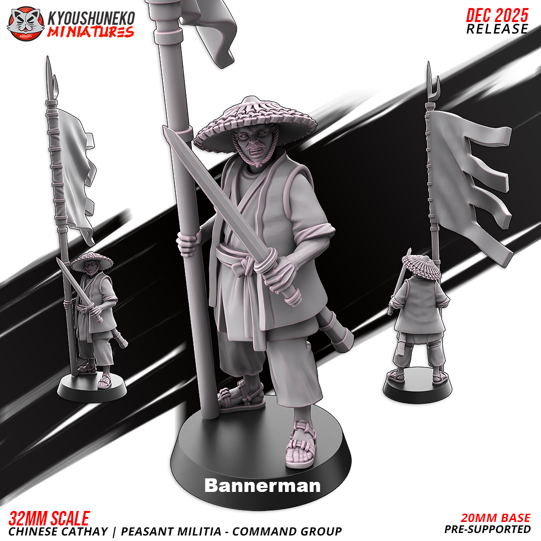 Chinese Cathay Peasant Militia Command Group