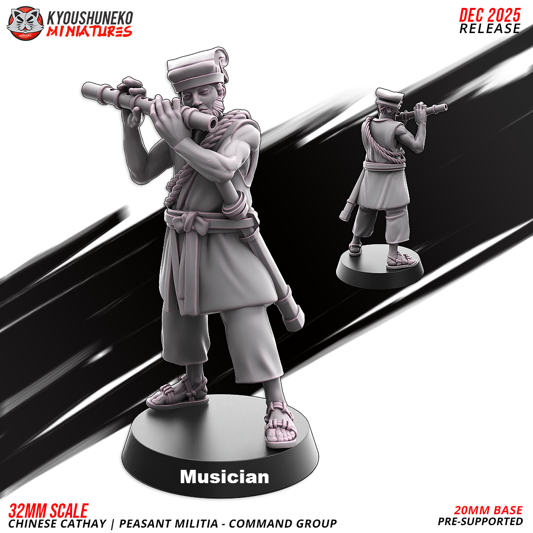 Chinese Cathay Peasant Militia Command Group