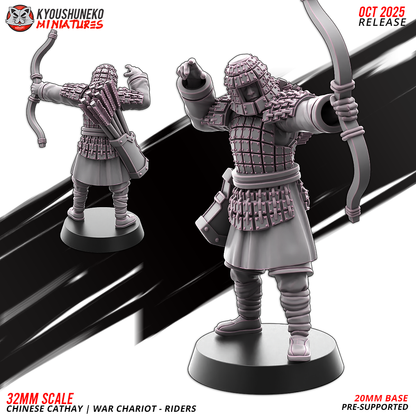 Chinese Cathay War Chariot Riders
