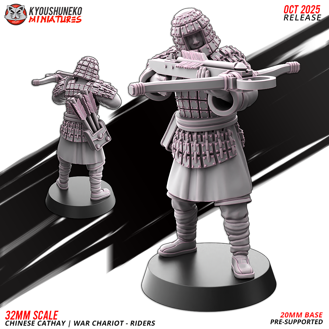 Chinese Cathay War Chariot Riders