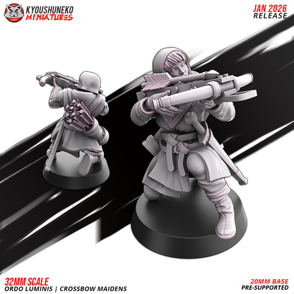 Ordo Luminis Crossbow Maidens | Grand Cathay | Kyoushuneko Miniatures
