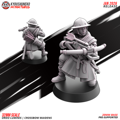 Ordo Luminis Crossbow Maidens | Grand Cathay | Kyoushuneko Miniatures