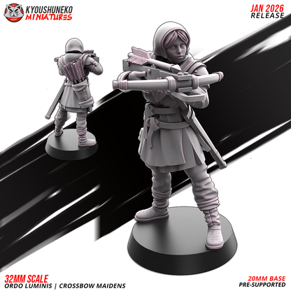 Ordo Luminis Crossbow Maidens | Grand Cathay | Kyoushuneko Miniatures