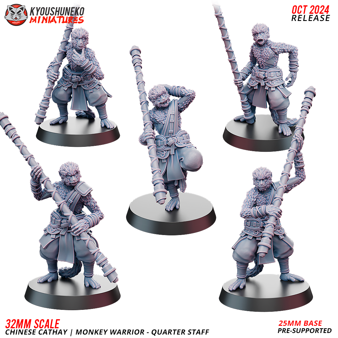 Monkey Warriors - Quarterstaff | Grand Cathay | Kyoushuneko