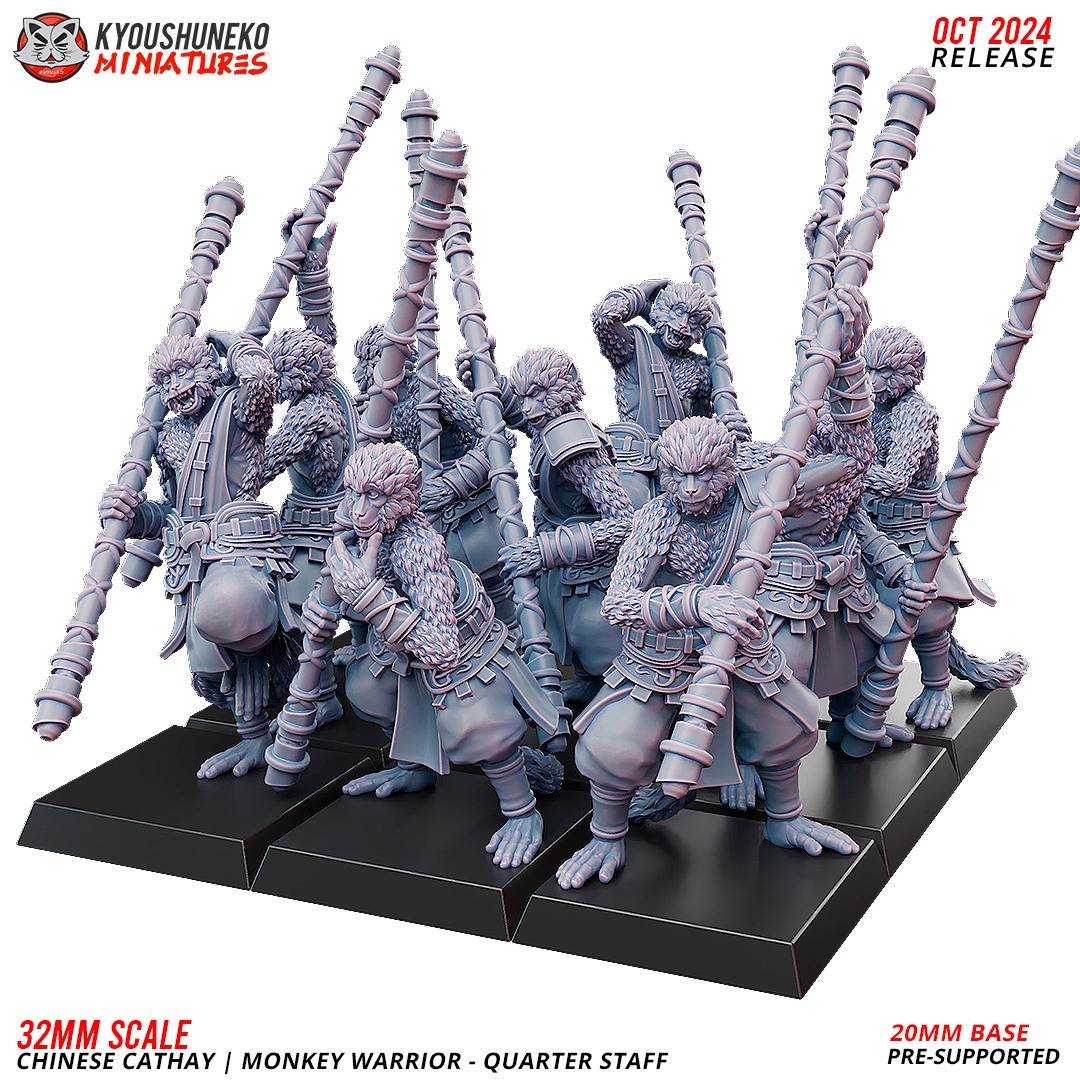 Monkey Warriors - Quarterstaff | Grand Cathay | Kyoushuneko