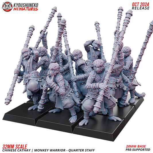 Monkey Warriors - Quarterstaff | Grand Cathay | Kyoushuneko