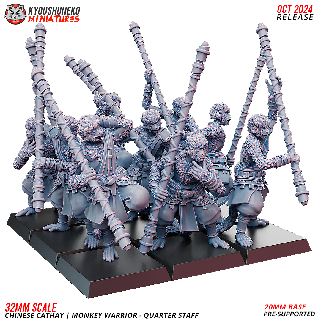 Monkey Warriors - Quarterstaff | Grand Cathay | Kyoushuneko