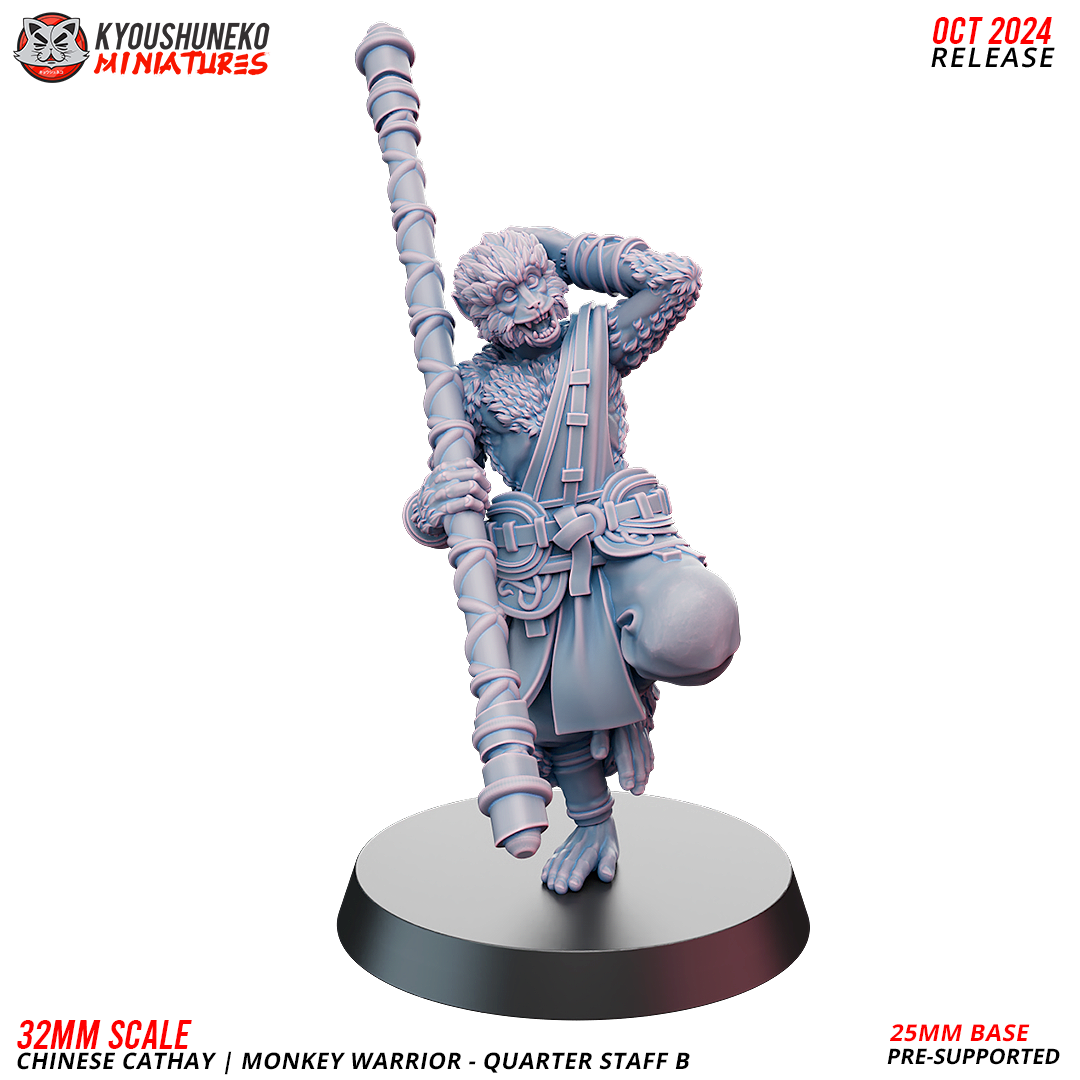 Monkey Warriors - Quarterstaff | Grand Cathay | Kyoushuneko