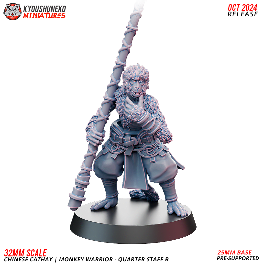 Monkey Warriors - Quarterstaff | Grand Cathay | Kyoushuneko